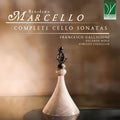 the album cover for Francesco & Rolando Moro & Roberto Loreggian Galligioni - Benedetto Marcello: Complete Cello Sonatas