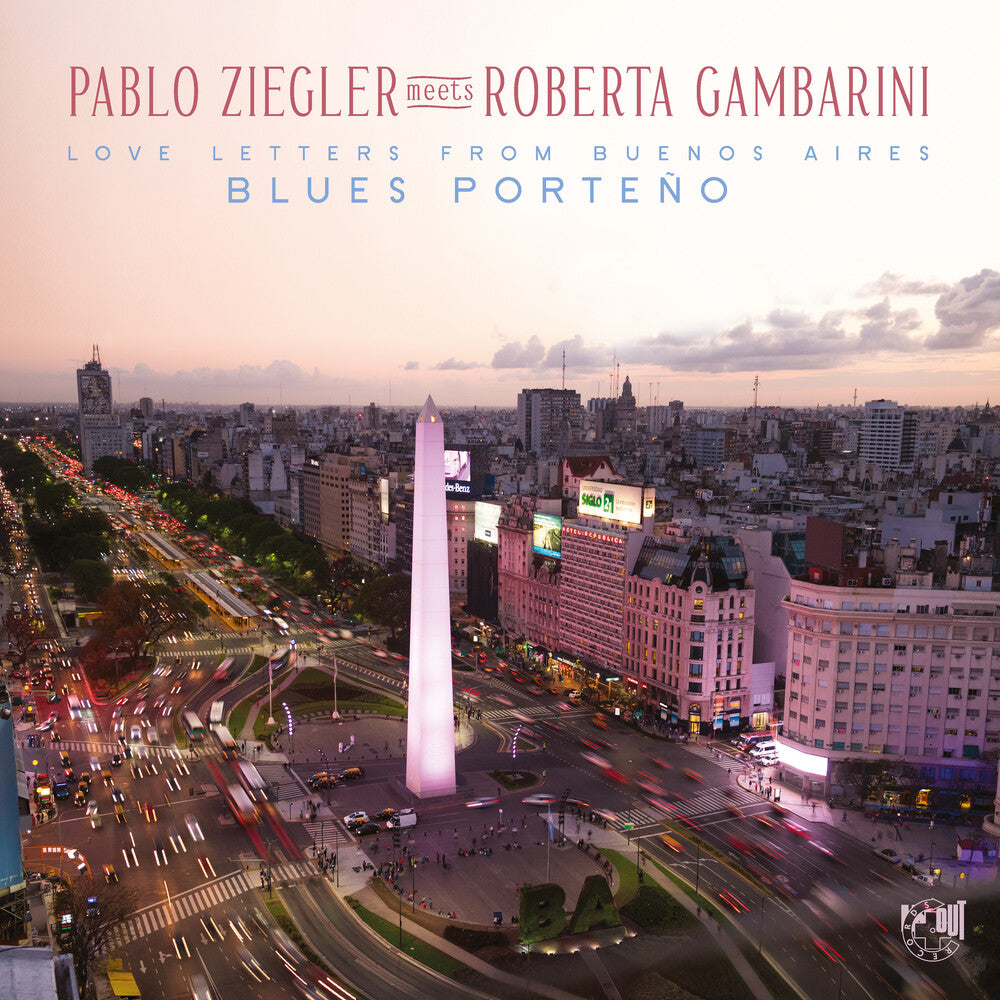 the album cover for Pablo Ziegler  / Gambarini,Roberta - Blues Porteno (Love Letters From Buenos Aires)