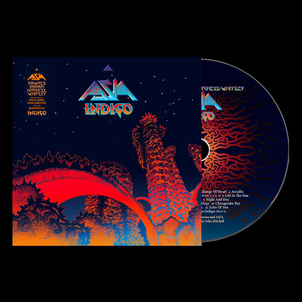 the album cover for Asia - Indigo