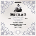 the album cover for Alexander Melnikov - Emilie Mayer: Pno Cno Sym No.1 Overtures