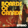 the album cover for Boards Of Canada - Inferno - Transparent Red Cassette (Colc) (Red)