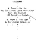 the album cover for Dj Sprinkles / Frank & Tony / Francis Harris - You Can Always Leave / Companion (Ep)