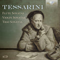 the album cover for Valerio Losito - Tessarini: Flute Sons Vn Sons & Trio Sonatas