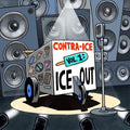the album cover for Various Artists - Contra-Ice Vol. 1: Ice Out [Indie Exclusive Orange/Blue]