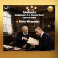 the album cover for Dimitri Mitropoulos - Mitropoulos Conducts Tchaikovsky