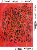 the album cover for Caleb Nichols - Stone Age Is Now: Poems From Lithic