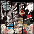 the album cover for Naked Raygun - This Place Used To Be A Strip Joint [Orange Crush]