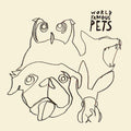 the album cover for World Famous Pets - World Famous Pets