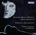 the album cover for Federica Cardinali - Pratella & Anzoletti: Music For Viola & Piano