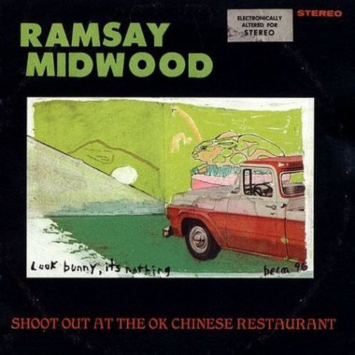 the album cover for Ramsay Midwood - Shoot Out at the Ok Chinese Restaurant