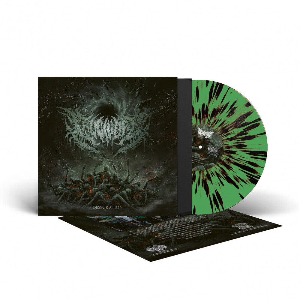 the album cover for Crucivore - Desecration [Colored Vinyl] [Limited Edition] (Ofgv)