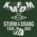 the album cover for KMFDM - Sturm & Drang Tour 2002
