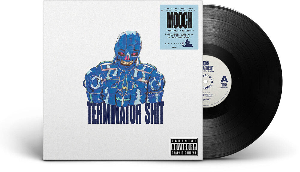 the album cover for Mooch / Real Bad Man - Terminator Shit