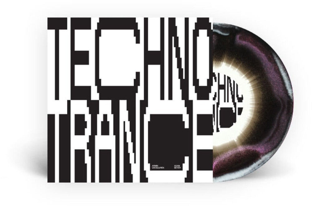 the album cover for Van Armin Buuren - Techno Trance (Blk) [Colored Vinyl] (Pnk) (Wht)