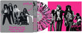 the album cover for New York Dolls - Would You Let Your Son Room With A Doll [Black Clear Pink White Splatter]