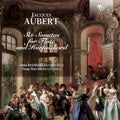 the album cover for Anna Rechhold - Aubert: Six Sons For Traverso & Harpsichord