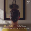 the album cover for Anna Bonitatibus - Fogli D'album - Rossini Rarities