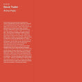 the album cover for David Tudor - Anima Pepsi