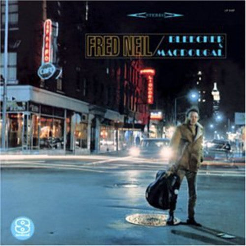 the album cover for Fred Neil - Bleecker and MacDougal