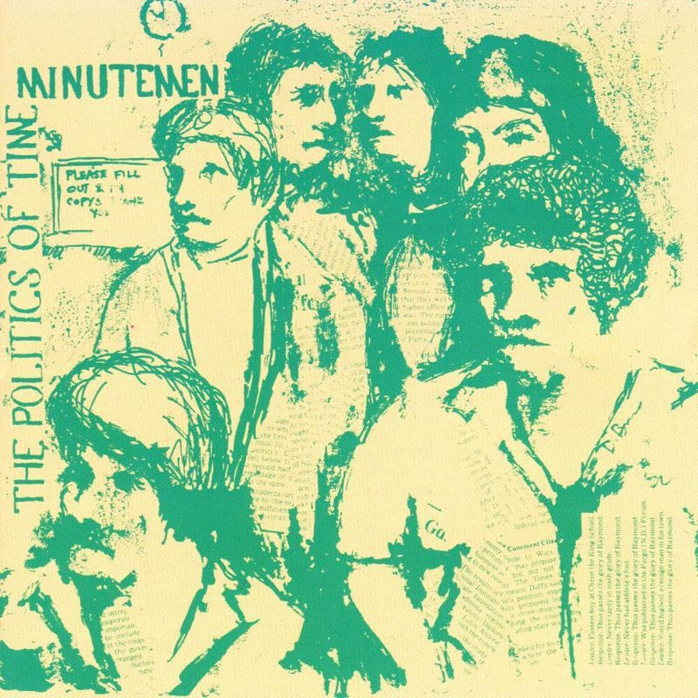 the album cover for Cameron Blake & The Minutemen - Politics of Time