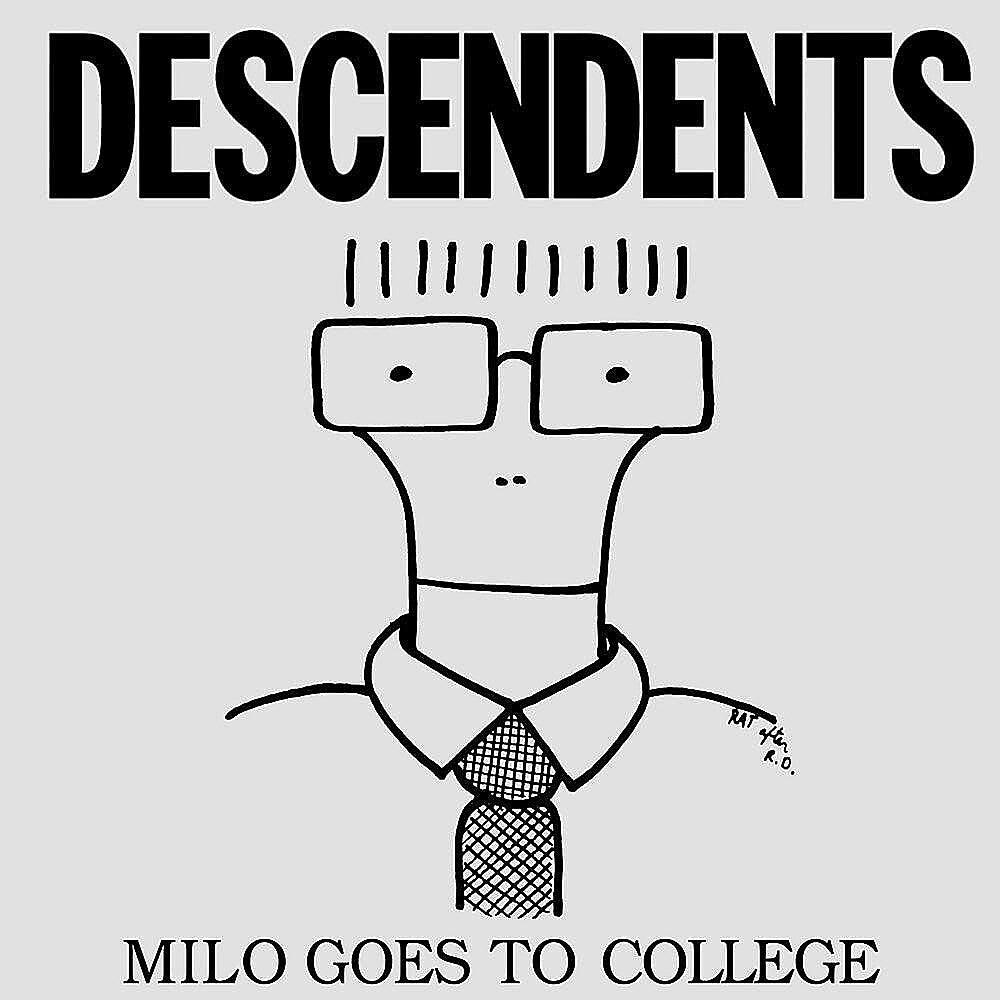 the album cover for Descendents - Milo Goes to College