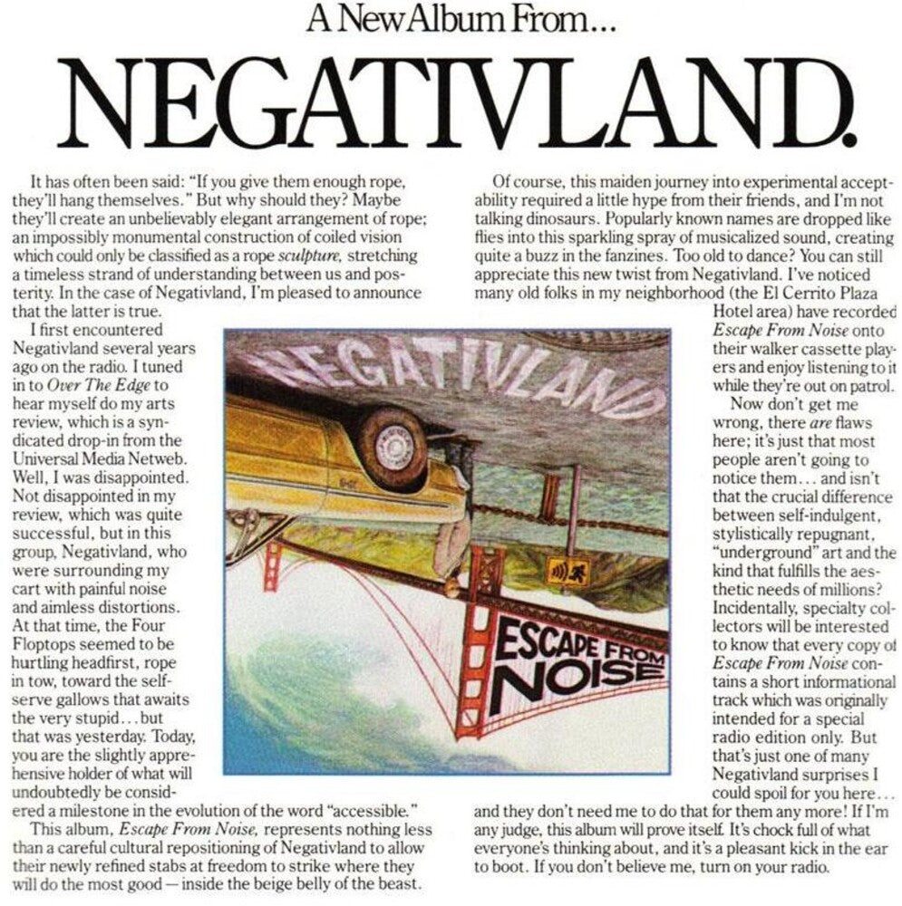 the album cover for Negativland - Escape from Noise