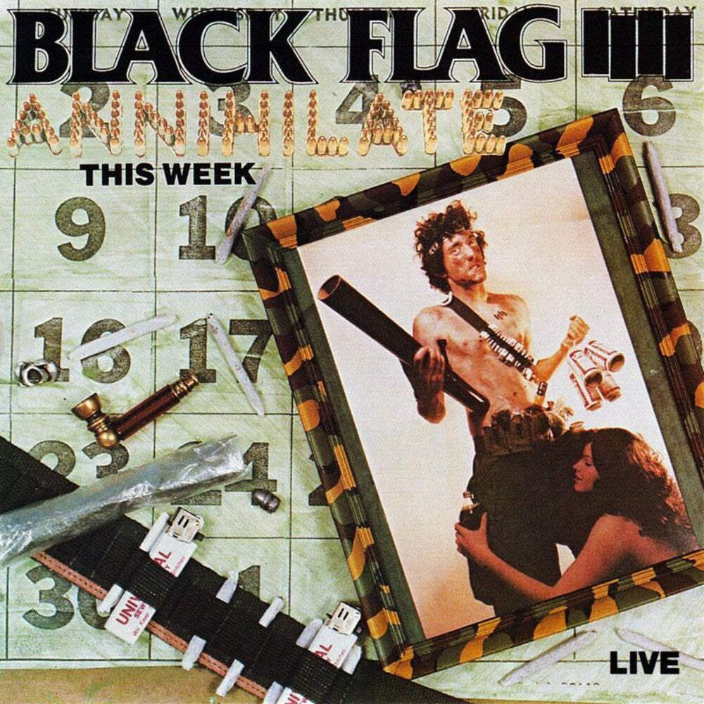the album cover for Black Flag - Annihilate This Week