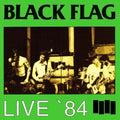the album cover for Black Flag - Live 84