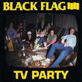 the album cover for Black Flag - TV Party