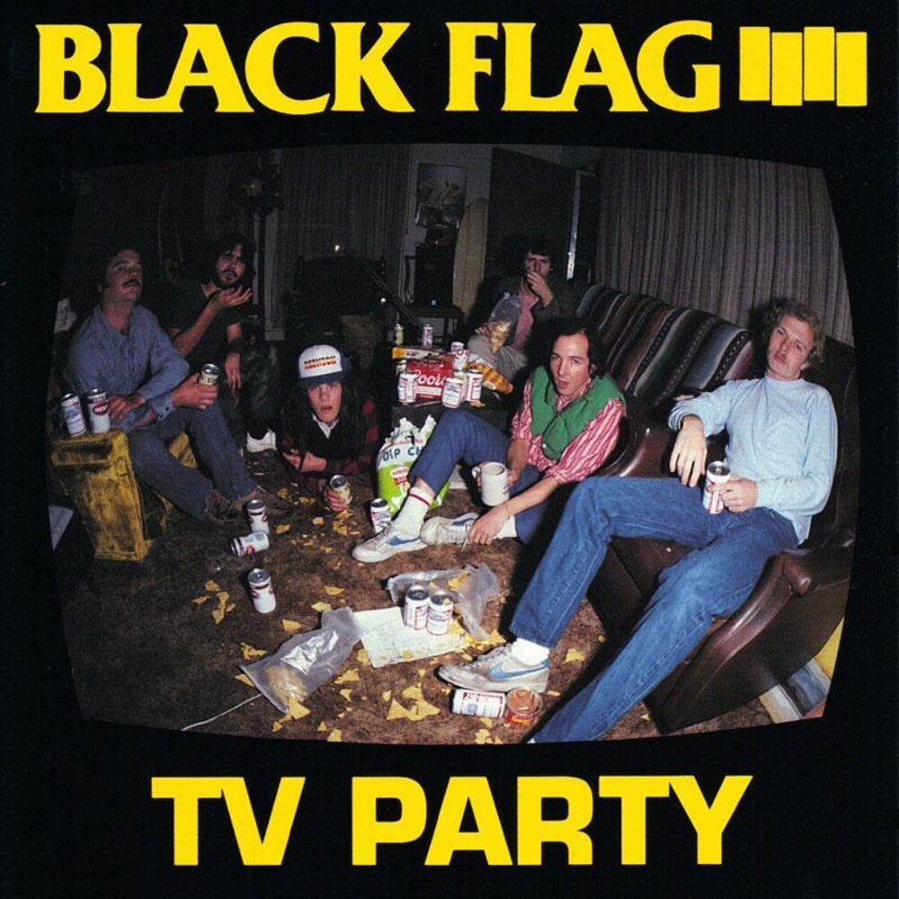 the album cover for Black Flag - TV Party