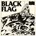 the album cover for Black Flag - Six Pack