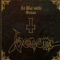 the album cover for Venom - At War With Satan [Import]