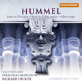 the album cover for Richard Hickox - Mass in D Major Op 111 / Mass in B-Flat