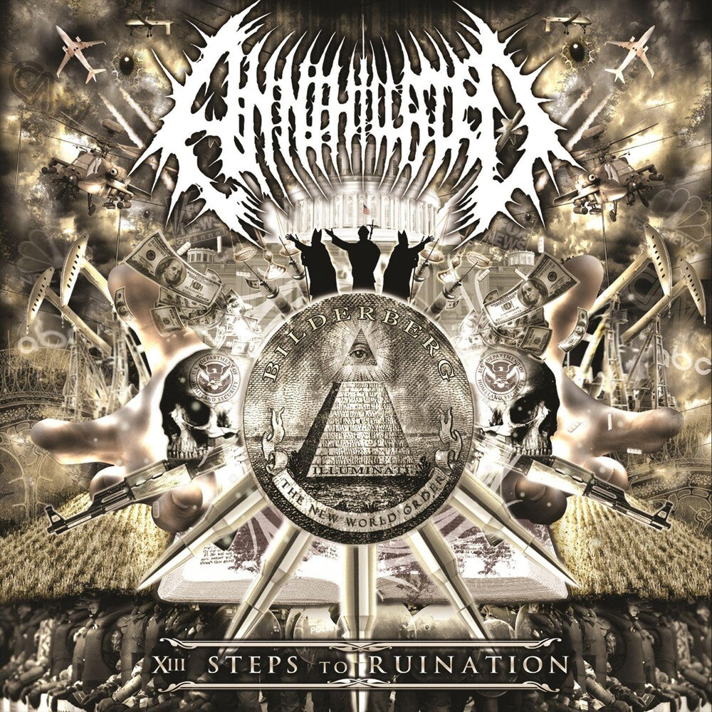 the album cover for Annihilated - Xxiii Steps to Ruination