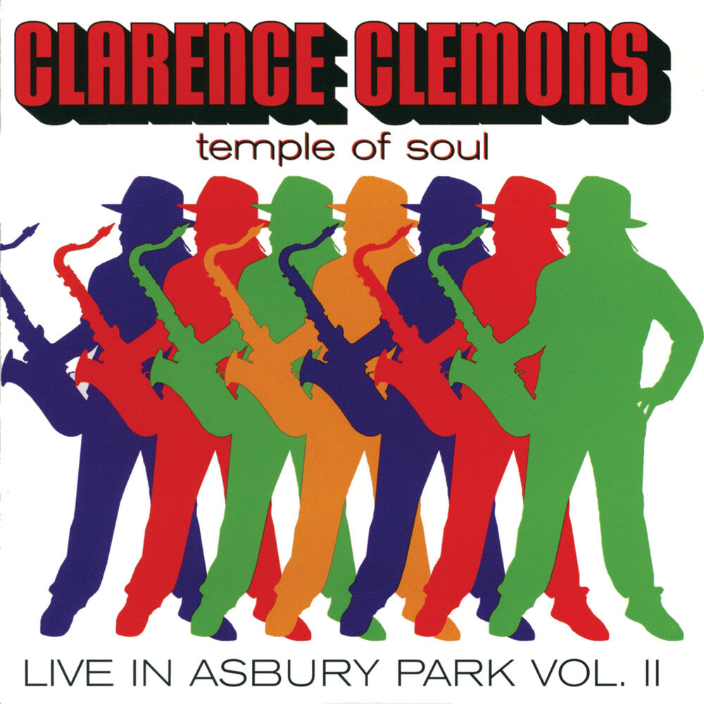the album cover for Clarence Clemons, Temple of Soul - Live In Asbury Park, Vol. 2
