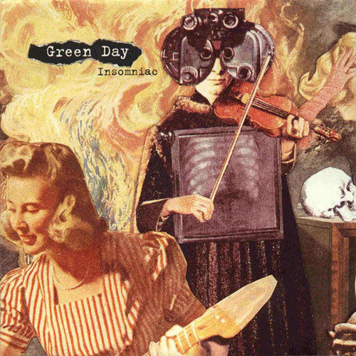 the album cover for Green Day - Insomniac