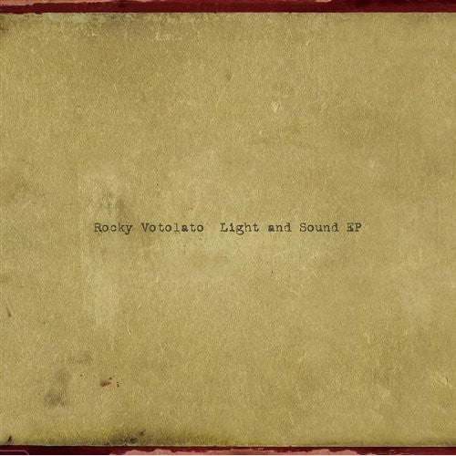 the album cover for Rocky Votolato - Light & the Sound