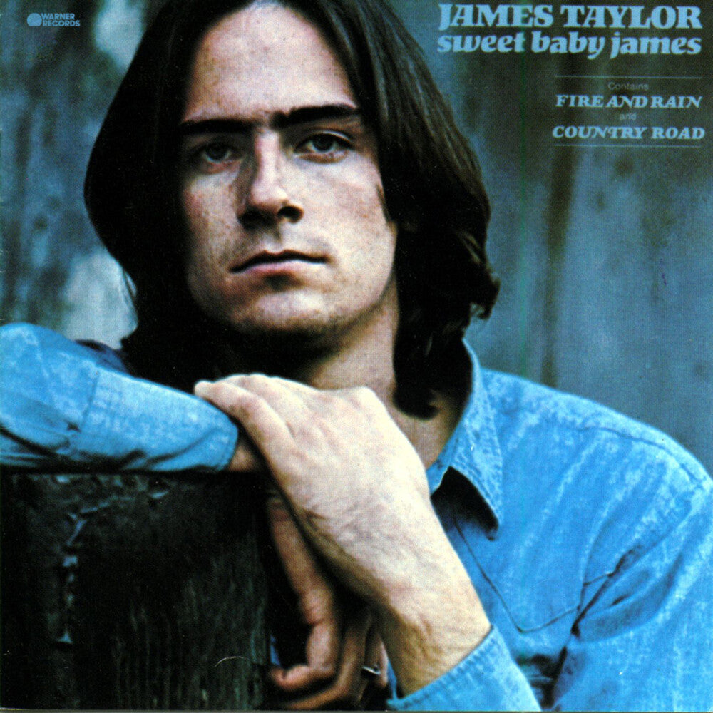 the album cover for James Taylor - Sweet Baby James