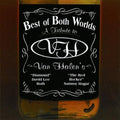 the album cover for Tribute To Van Halen - A Tribute To Van Halen's David Lee Roth and Sammy Hagar: Best Of BothWorlds