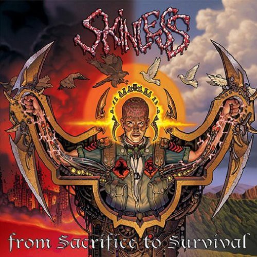 the album cover for Skinless - Sacrifice to Survival