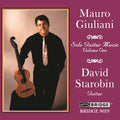 the album cover for DAVID STAROBIN - Solo Guitar Music