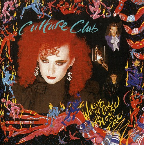 the album cover for Culture Club - Waking Up with the House on Fire