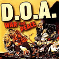 the album cover for D.O.A. - War and Peace 25 Anniversary Anthology