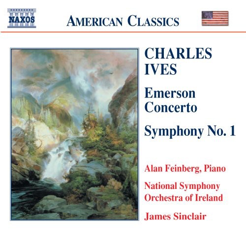 the album cover for Alan Feinberg - Emerson Concerto / Symphony 1