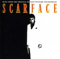 the album cover for Giorgio Moroder - Scarface (Music From the Original Motion Picture Soundtrack)