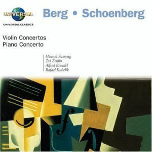 the album cover for Berg / Schoneberg / Szeryng / Brendel / Kubelik - Violin Concerto / Piano Concerto