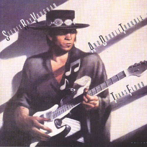 the album cover for Stevie Ray Vaughan - Texas Flood