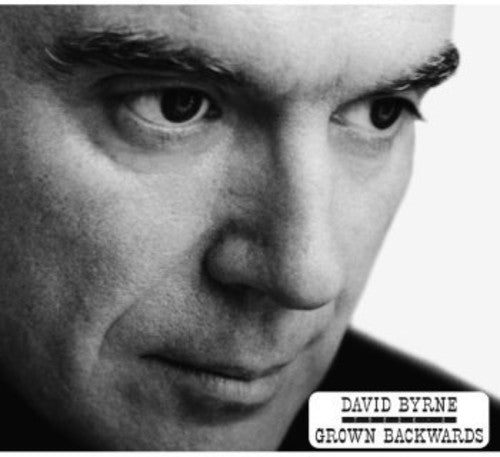 the album cover for David Byrne - Grown Backwards