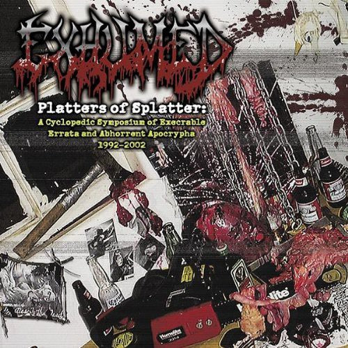 the album cover for Exhumed - Platters of Splatter