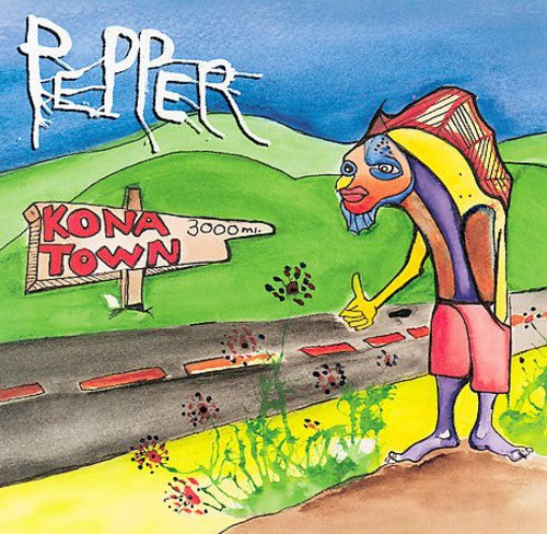 the album cover for Pepper - Kona Town